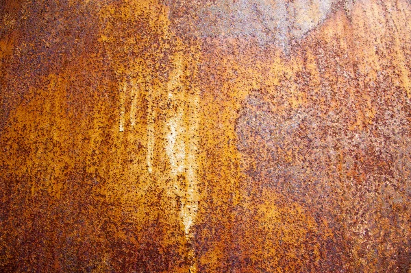 텍스처 배경과 질감은 색깔과 빈티지 스타일로 철벽에 물방울이 맺히는 녹슬어 — 스톡 사진