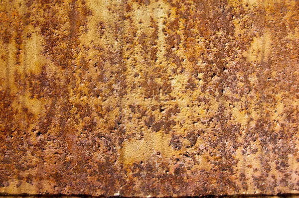 Textura Ferro Enferrujado Fundo Textura Enferrujado Ferro Com Cor Vintage — Fotografia de Stock