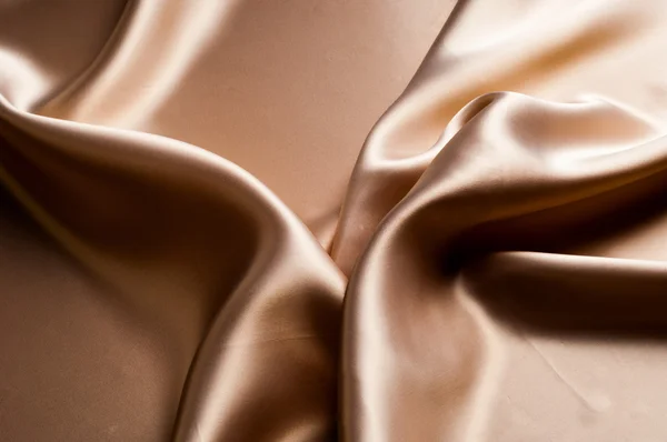 Texture de fond de soie. Beige clair — Photo
