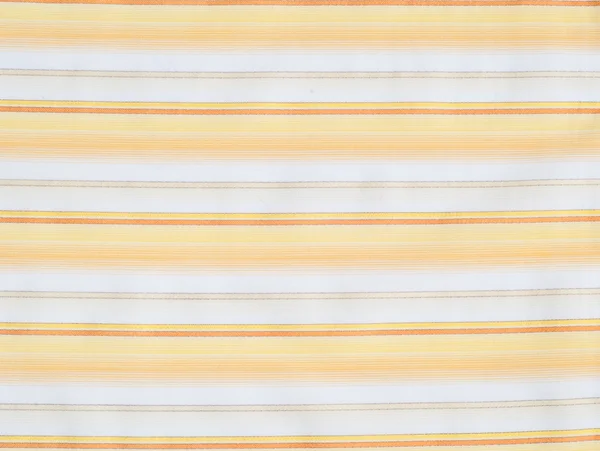 Cotton Fabric Texture Background Striped Yellow Stripes — Stock Photo, Image