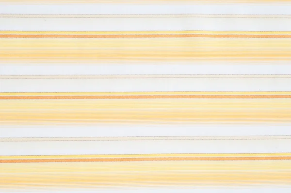 Cotton Fabric Texture Background Striped Yellow Stripes — Stock Photo, Image