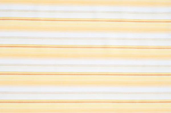 Cotton Fabric Texture Background Striped Yellow Stripes — Stock Photo, Image