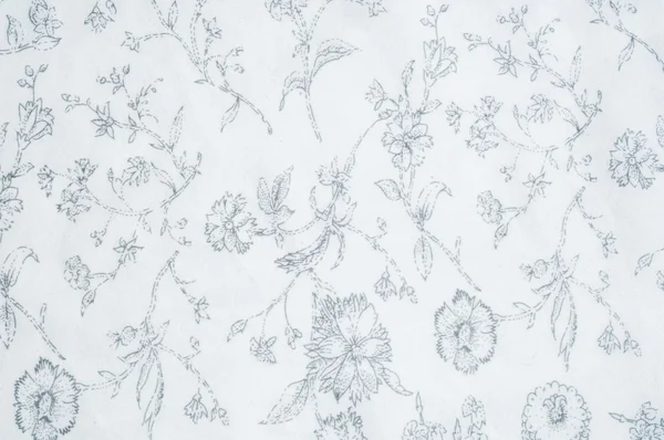 綿生地のテクスチャ 塗られた花 亜熱帯植物の種子を囲む柔らかい白い繊維状物質 — ストック写真