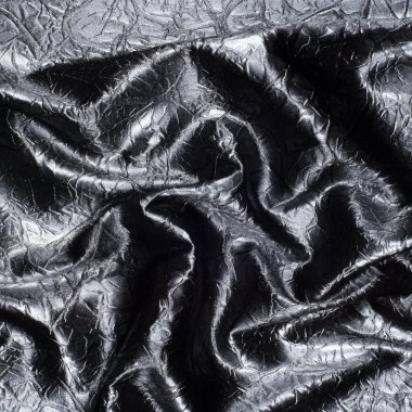 Kumaş doku ipek siyah. Gri noktalar ile. soyutlama