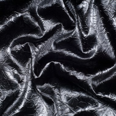 Kumaş doku ipek siyah. Gri noktalar ile. soyutlama