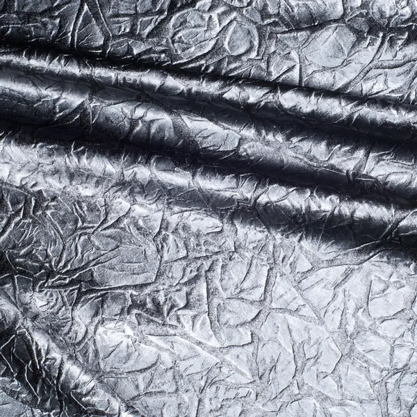 Fabric Texture Silk Black Gray Spots Abstraction — Stock Photo, Image