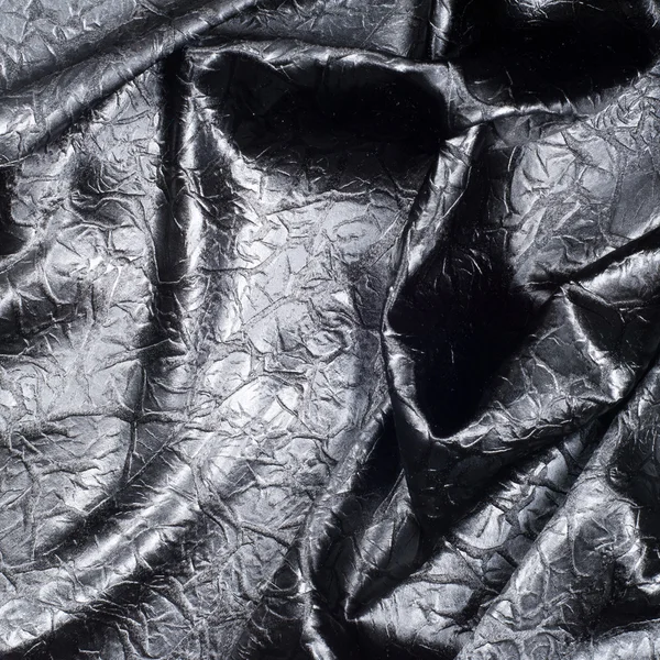 Textura Tela Seda Negra Con Manchas Grises Abstracción — Foto de Stock