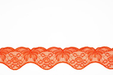 Kumaş dantel, kırmızı doku