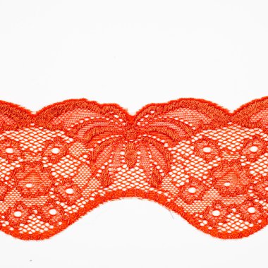 Kumaş dantel, kırmızı doku