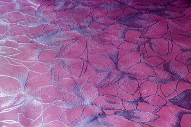 doku, arka plan, kumaş. Çiçek desenleri ile. pembe renk