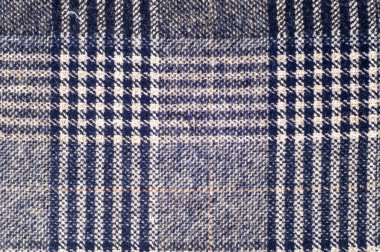 doku, arka plan, yün kumaş, kahverengi, siyah damalı