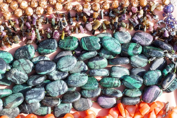 Bead Chaplet Beading Pequeño Trozo Vidrio Piedra Material Similar Normalmente — Foto de Stock