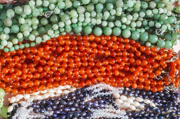 Bead Chaplet Beading Pequeño Trozo Vidrio Piedra Material Similar Normalmente — Foto de Stock