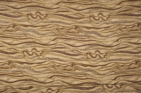 Textura Fondo Tela Amarilla Color Marrón Beige Con Patrón Abstracto —  Fotos de Stock