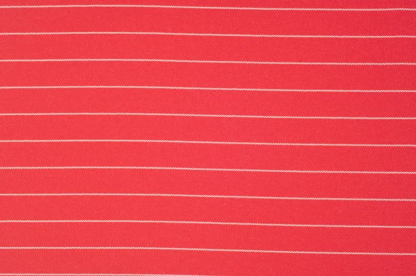 Textura Pozadí Fabric Vlněné Červená Bílými Pruhy Jemné Měkké Vlnité — Stock fotografie