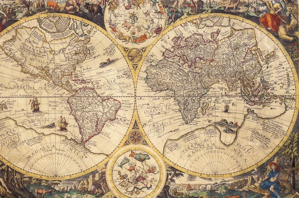 Doku Arka Plan Eski Haritalar Telifsiz Stok Imajlar