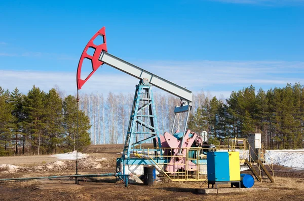 Yağ Pompaları Yağ Sanayi Donanımları Işın Pompalama Birim Petrol Gaz — Stok fotoğraf