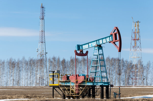 ecology, bionomics. Oil pumps. Oil industry equipment. Beam Pump