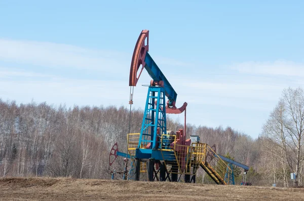 Ökologie Bionomie Ölpumpen Ausrüstung Der Ölindustrie Strahlpumpeinheit Und Gas — Stockfoto