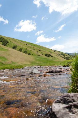 dağ, dağ, tepe. Kazakistan. Tien Shan. Takma Yaylası
