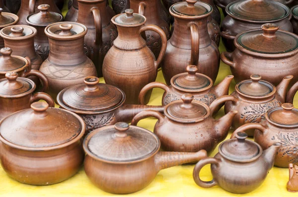 Seramik, çanak çömlek, clayware, çanak çömlek, taş — Stok fotoğraf