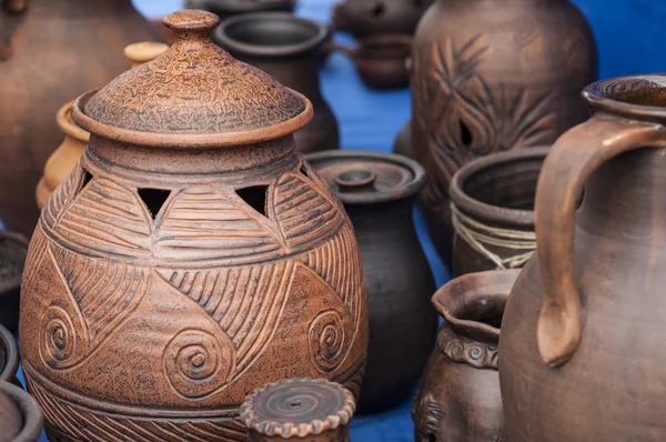 Κεραμικά, πήλινα, clayware, πιατικά, πήλινα — Φωτογραφία Αρχείου