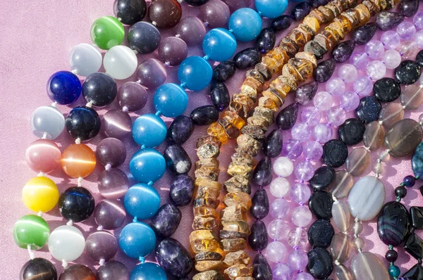 Bead Chaplet Beading Small Piece Glass Stone Similar Material Typically — Stock Photo, Image