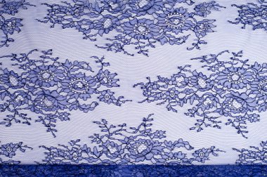 Dantel kumaş dokusu. İnce güzel dantel