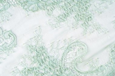 doku dantel. iyi bir açık kumaş, pamuk veya ipek, genellikle birini döngü, büküm veya desenleri iplik örgü tarafından yapılan ve özellikle hazır giyim süsleme için kullanılan.