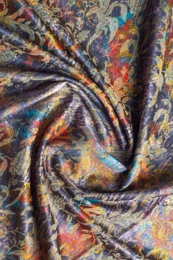 doku, tekstil, kumaş, kumaş, malzeme, doku. Tekstil mavi çiçekler ile doldurulmuş. genellikle dokuma veya örme Tekstil lifleri tarafından üretilen kumaş,.