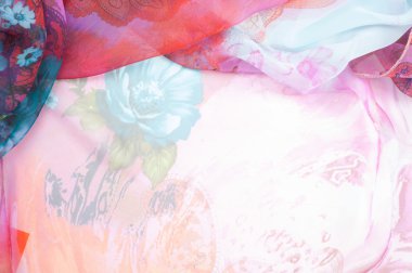 Pembe kumaş. doku. Stüdyo fotoğrafı