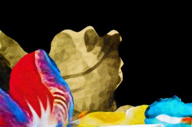 doku kumaşlar. İçinde belgili tanımlık vahşi fotoğrafı