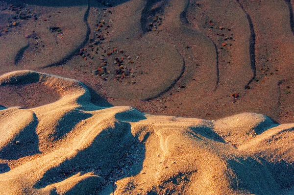 Textuur Van Het Zand Zand Wilde Natuur — Stockfoto