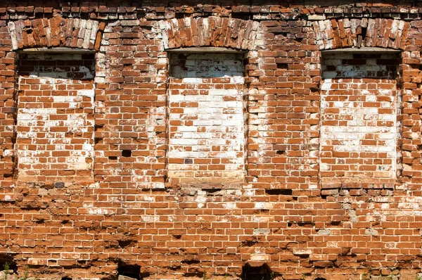 Textur Der Ziegel Textur Des Alten Backsteingebäudes — Stockfoto