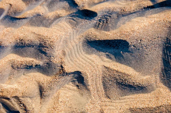 Consistenza Della Sabbia Sabbia Nella Natura Selvaggia — Foto Stock