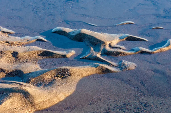 Kum Doku Vahşi Doğada Kum — Stok fotoğraf