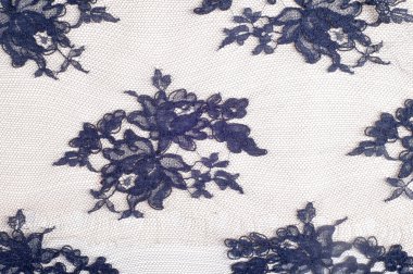 Dantel kumaş dokusu. İnce güzel dantel