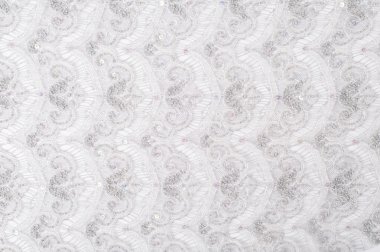 Dantel kumaş dokusu. İnce güzel dantel
