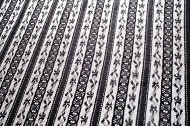 Dantel kumaş dokusu. İnce güzel dantel