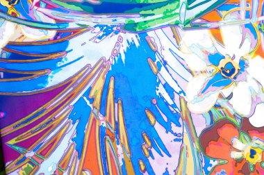 Kumaş doku stüdyo fotoğrafı