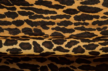 Kumaş doku Leopard altında gölgeli. doku, tekstil, malzeme,