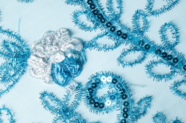 doku dantel. iyi bir açık kumaş, pamuk veya ipek, genellikle birini döngü, büküm veya desenleri iplik örgü tarafından yapılan ve özellikle hazır giyim süsleme için kullanılan.