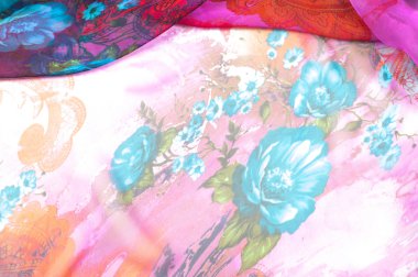 Pembe kumaş. doku. Stüdyo fotoğrafı