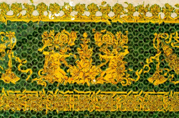 Tissu avec un motif de l'Inde — Photo