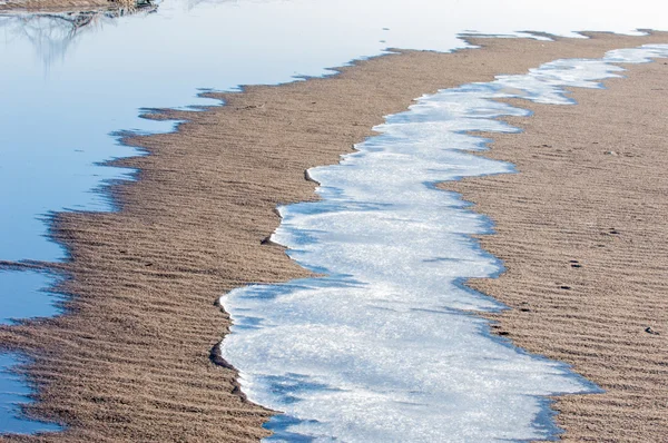 Textur des Sandes — Stockfoto