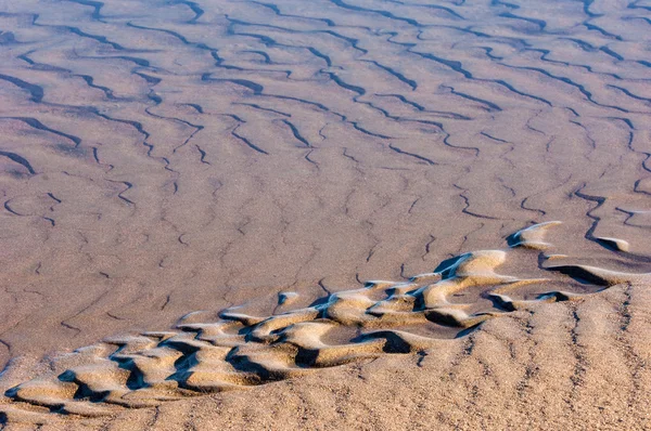 Consistenza Della Sabbia Sabbia Nella Natura Selvaggia — Foto Stock