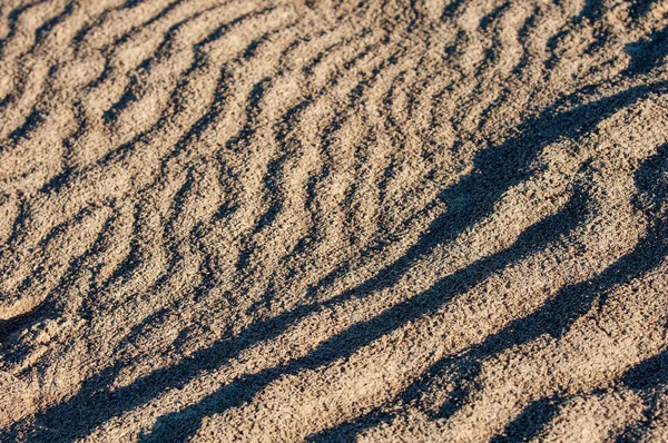 Strukturen Sanden Sand Den Vilda Naturen — Stockfoto