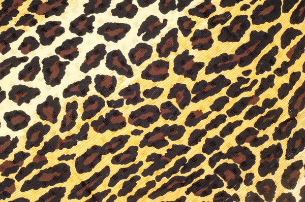 Textura Tecido Sombreada Sob Leopard Tecido Têxtil Material — Fotografia de Stock