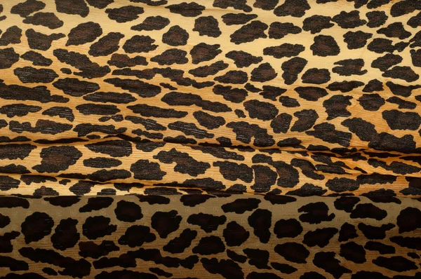 Szövet Szerkezete Árnyékos Leopard Alatt Textil Szövet Anyag — Stock Fotó