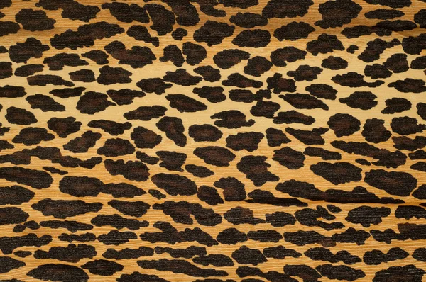 Textura Tecido Sombreada Sob Leopard Tecido Têxtil Material — Fotografia de Stock